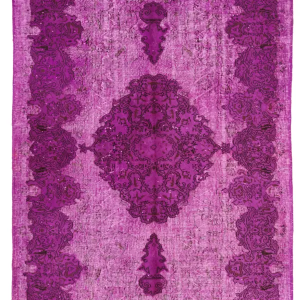 Rc_47144_0_Fuchsia_Hi_Low_Pile_Overdyed_Rugs
