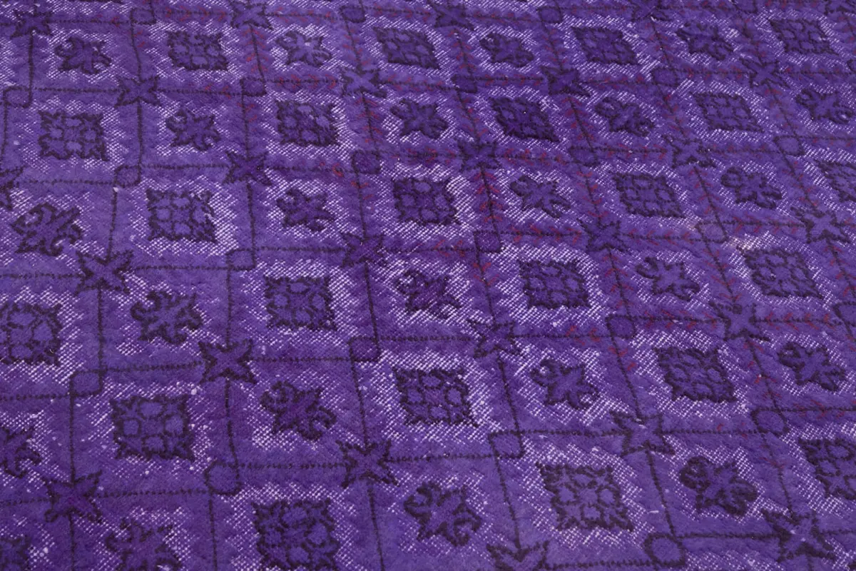 Oyma Mor Pamuk Üzerine Yün El Dokuma Kilim-175x283 - Görsel 5