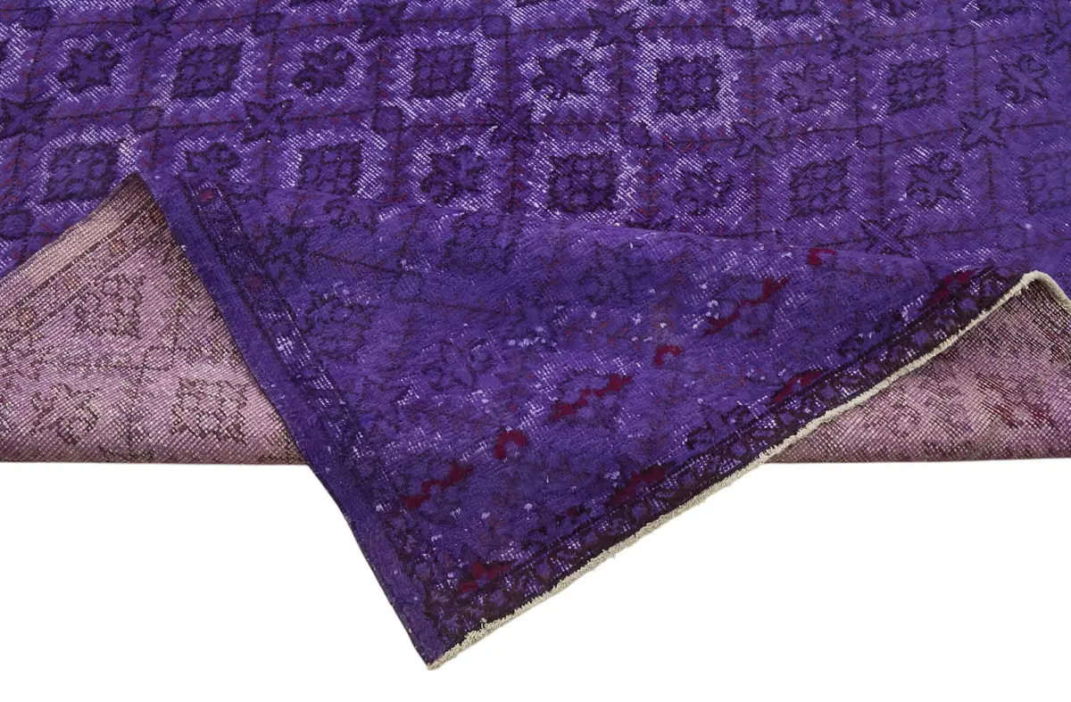 Oyma Mor Pamuk Üzerine Yün El Dokuma Kilim-175x283 - Görsel 6