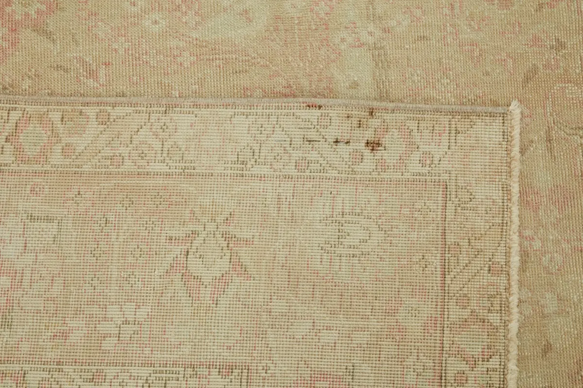 Dubai Eskitme Bej Pamuk Üstü Yün El Dokuma Halı-291x391 - Görsel 7