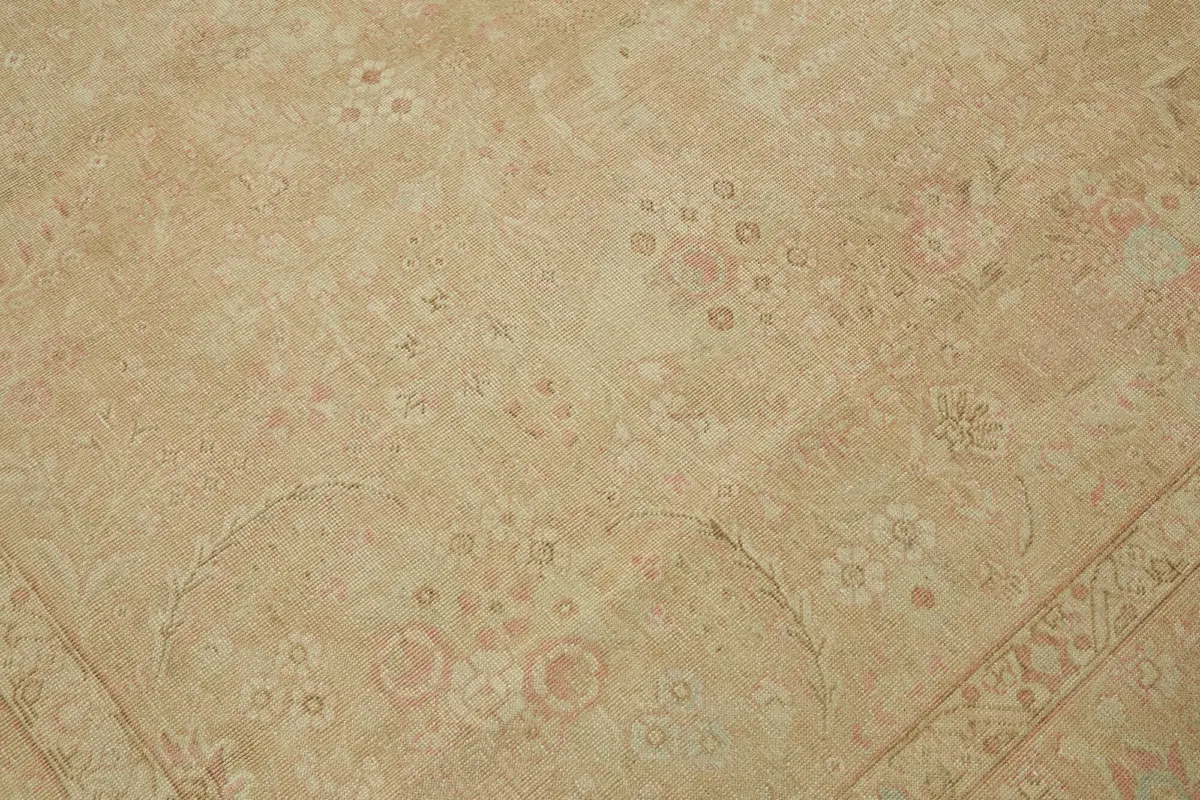 Dubai Eskitme Bej Pamuk Üstü Yün El Dokuma Halı-291x391 - Görsel 9