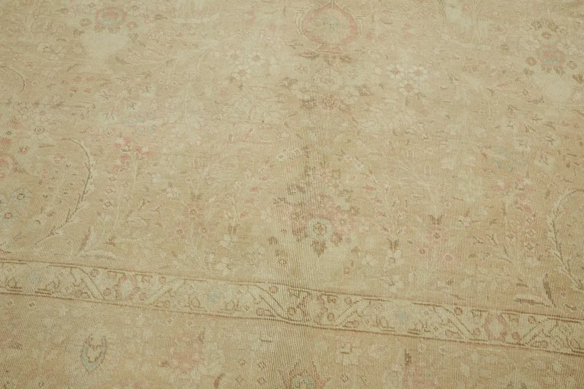 Dubai Eskitme Bej Pamuk Üstü Yün El Dokuma Halı-291x391 - Görsel 10