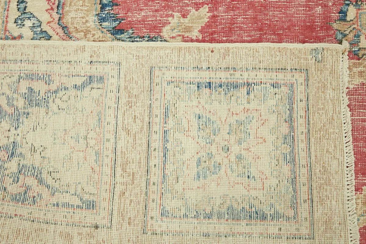 Dubai Eskitme Bej Pamuk Üstü Yün El Dokuma Halı-237x341 - Görsel 7