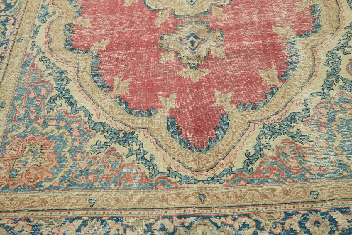 Dubai Eskitme Bej Pamuk Üstü Yün El Dokuma Halı-237x341 - Görsel 10