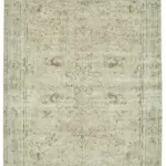 Dubai Eskitme Bej Pamuk Üstü Yün El Dokuma Halı-280x378