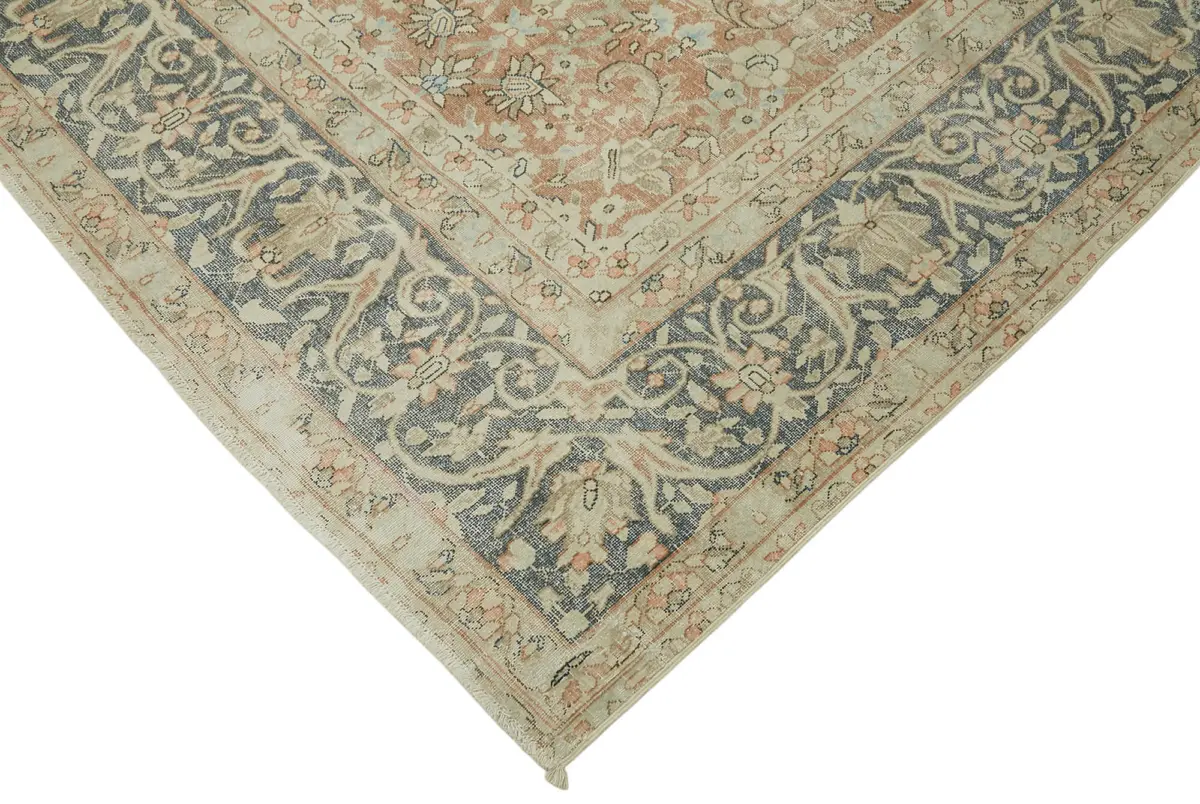 Dubai Eskitme Bej Pamuk Üstü Yün El Dokuma Halı-286x380 - Görsel 4