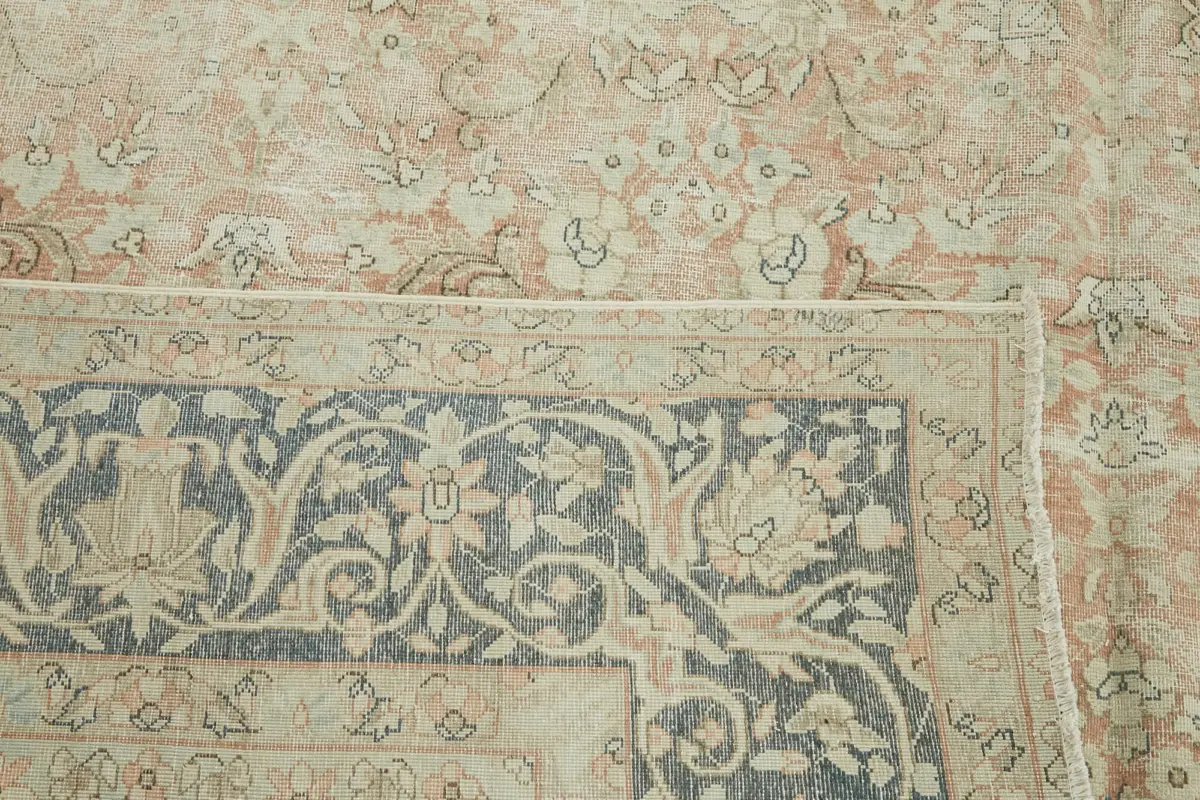 Dubai Eskitme Bej Pamuk Üstü Yün El Dokuma Halı-286x380 - Görsel 7