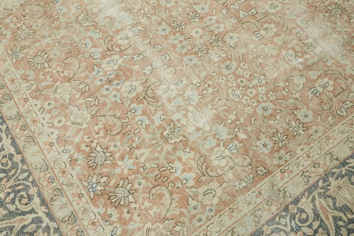 Dubai Eskitme Bej Pamuk Üstü Yün El Dokuma Halı-286x380 - Görsel 9