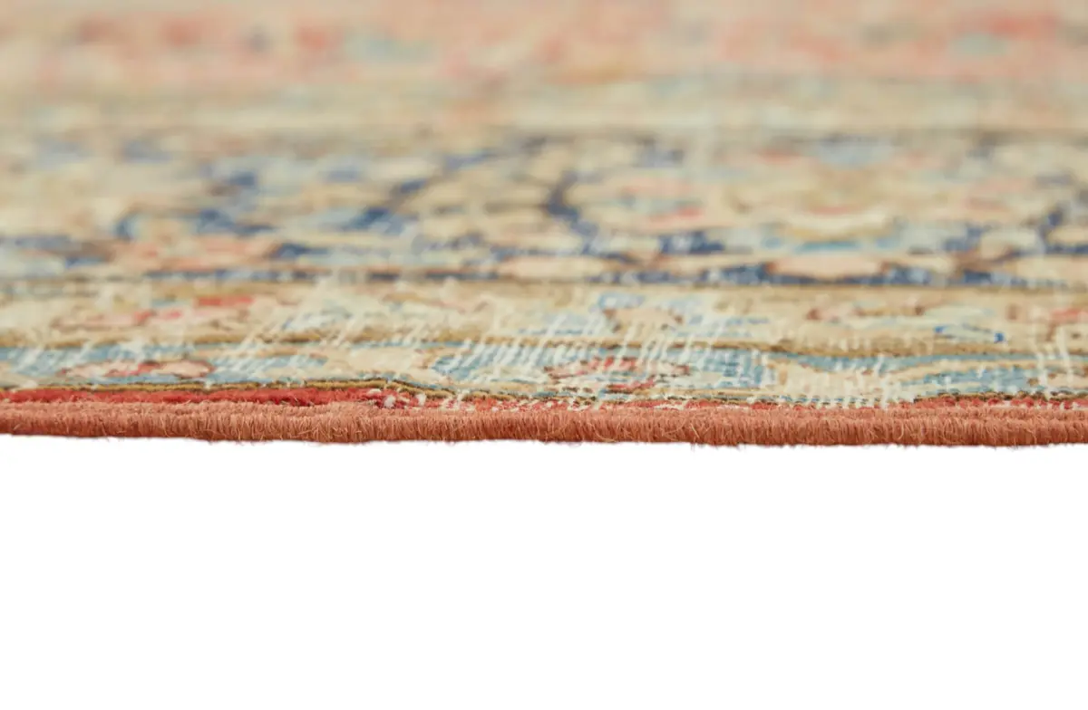 Dubai Eskitme Bej Pamuk Üstü Yün El Dokuma Halı-260x355 - Görsel 8