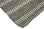 Kıl Çizgili Gri Keçi Kılı İpliğinden El Dokuma Kilim-290x333 - Görsel 4
