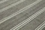 Kıl Çizgili Gri Keçi Kılı İpliğinden El Dokuma Kilim-290x333 - Görsel 5