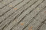 Kıl Çizgili Bej Keçi Kılı İpliğinden El Dokuma Kilim-203x260 - Görsel 5