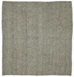 Kıl Çizgili Bej Keçi Kılı İpliğinden El Dokuma Kilim-243x260