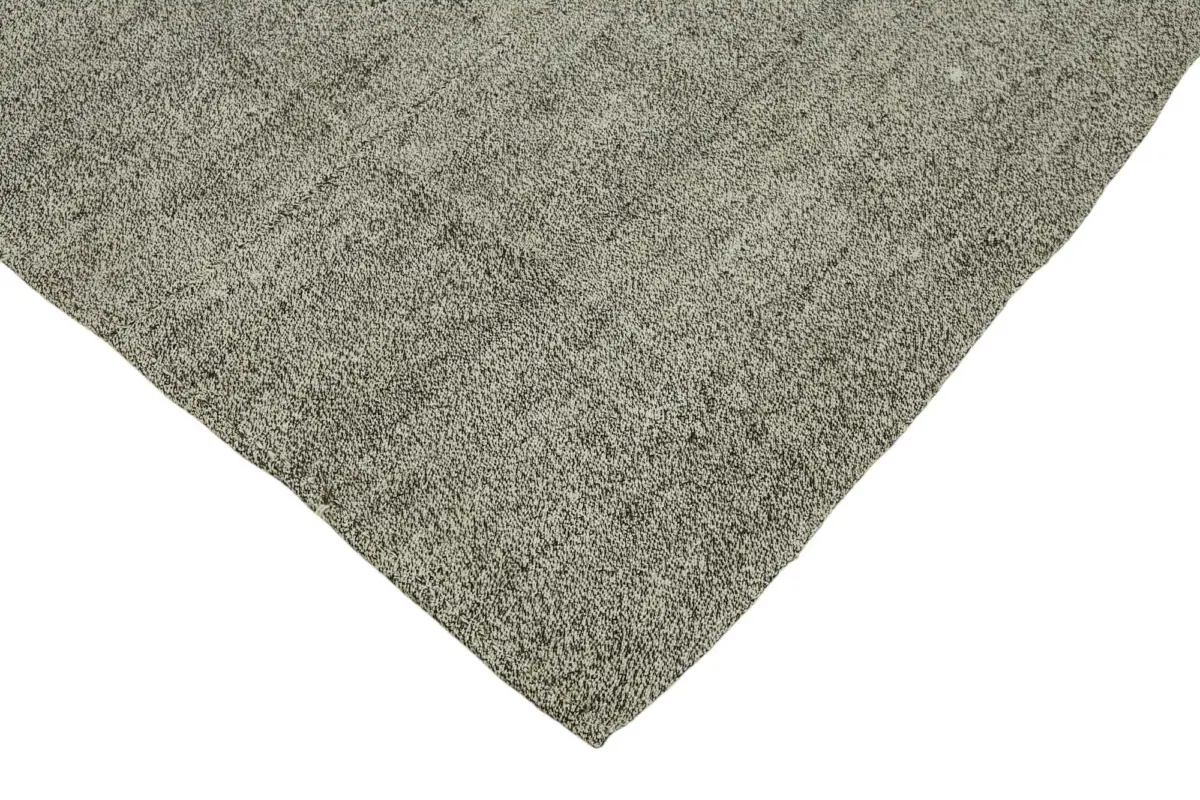 Kıl Çizgili Bej Keçi Kılı İpliğinden El Dokuma Kilim-243x260 - Görsel 4