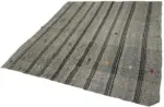 Kıl Çizgili Gri Keçi Kılı İpliğinden El Dokuma Kilim-208x233 - Görsel 3