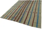 Kıl Çizgili Gri Keçi Kılı İpliğinden El Dokuma Kilim-206x255 - Görsel 3