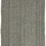 Kıl Çizgili Gri Keçi Kılı İpliğinden El Dokuma Kilim-198x240