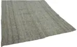 Kıl Çizgili Gri Keçi Kılı İpliğinden El Dokuma Kilim-198x240 - Görsel 2