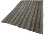 Kıl Çizgili Gri Keçi Kılı İpliğinden El Dokuma Kilim-181x290 - Görsel 3