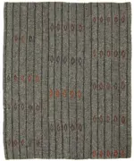 Kıl Çizgili Gri Keçi Kılı İpliğinden El Dokuma Kilim-216x263