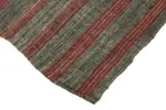 Kıl Çizgili Gri Keçi Kılı İpliğinden El Dokuma Kilim-205x251 - Görsel 4