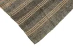 Kıl Çizgili Gri Keçi Kılı İpliğinden El Dokuma Kilim-161x245 - Görsel 4