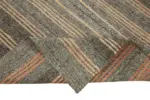 Kıl Çizgili Gri Keçi Kılı İpliğinden El Dokuma Kilim-161x245 - Görsel 6