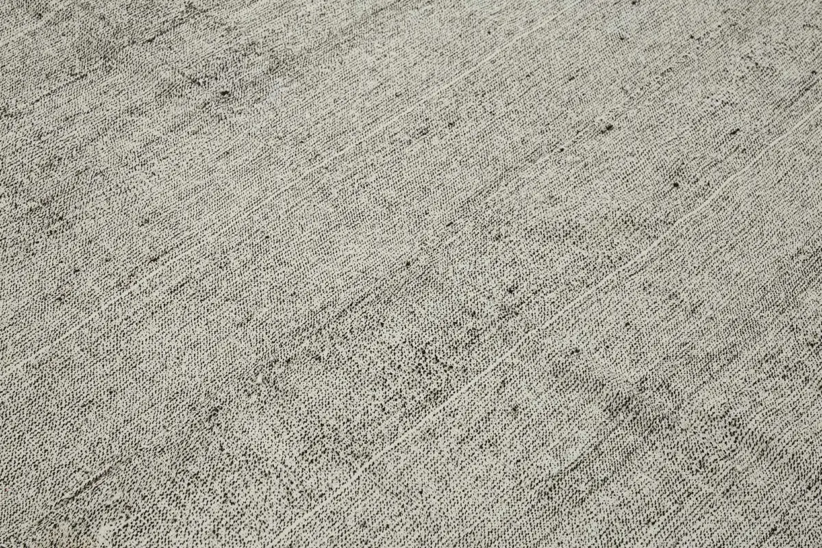 Kıl Çizgili Bej Keçi Kılı İpliğinden El Dokuma Kilim-200x272 - Görsel 5