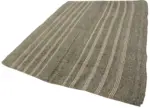 Kıl Çizgili Gri Keçi Kılı İpliğinden El Dokuma Kilim-202x265 - Görsel 3