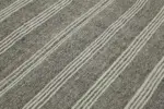 Kıl Çizgili Gri Keçi Kılı İpliğinden El Dokuma Kilim-198x283 - Görsel 5
