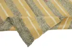 Kıl Çizgili Bej Keçi Kılı İpliğinden El Dokuma Kilim-200x220 - Görsel 6