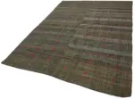 Kıl Çizgili Gri Keçi Kılı İpliğinden El Dokuma Kilim-192x265 - Görsel 3