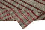Kıl Çizgili Gri Keçi Kılı İpliğinden El Dokuma Kilim-213x280 - Görsel 6