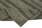 Kıl Çizgili Gri Keçi Kılı İpliğinden El Dokuma Kilim-173x255 - Görsel 6