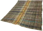 Chaput Çizgili Multi Renk Pamuk Üzerine Yün El Dokuma Kilim-180x265 - Görsel 3