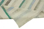 Chaput Çizgili Multi Renk Pamuk Üzerine Yün El Dokuma Kilim-218x266 - Görsel 6