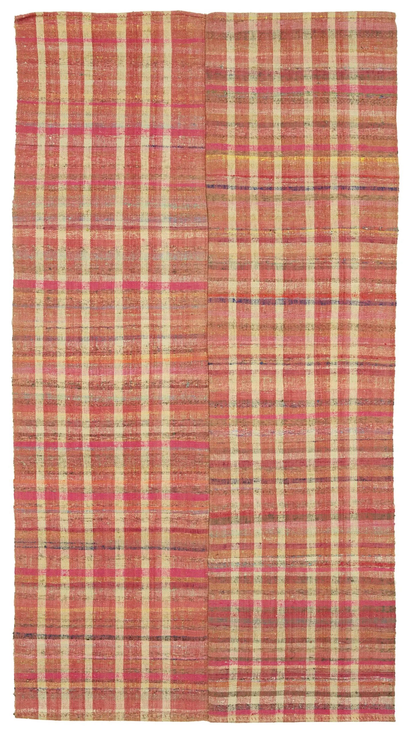 Rc_47276_0_Multicolor_Oriental_Kilim_Rugs Chaput Çizgili Multi Renk Pamuk Üzerine Yün El Dokuma Kilim-168x312 - Görsel 1