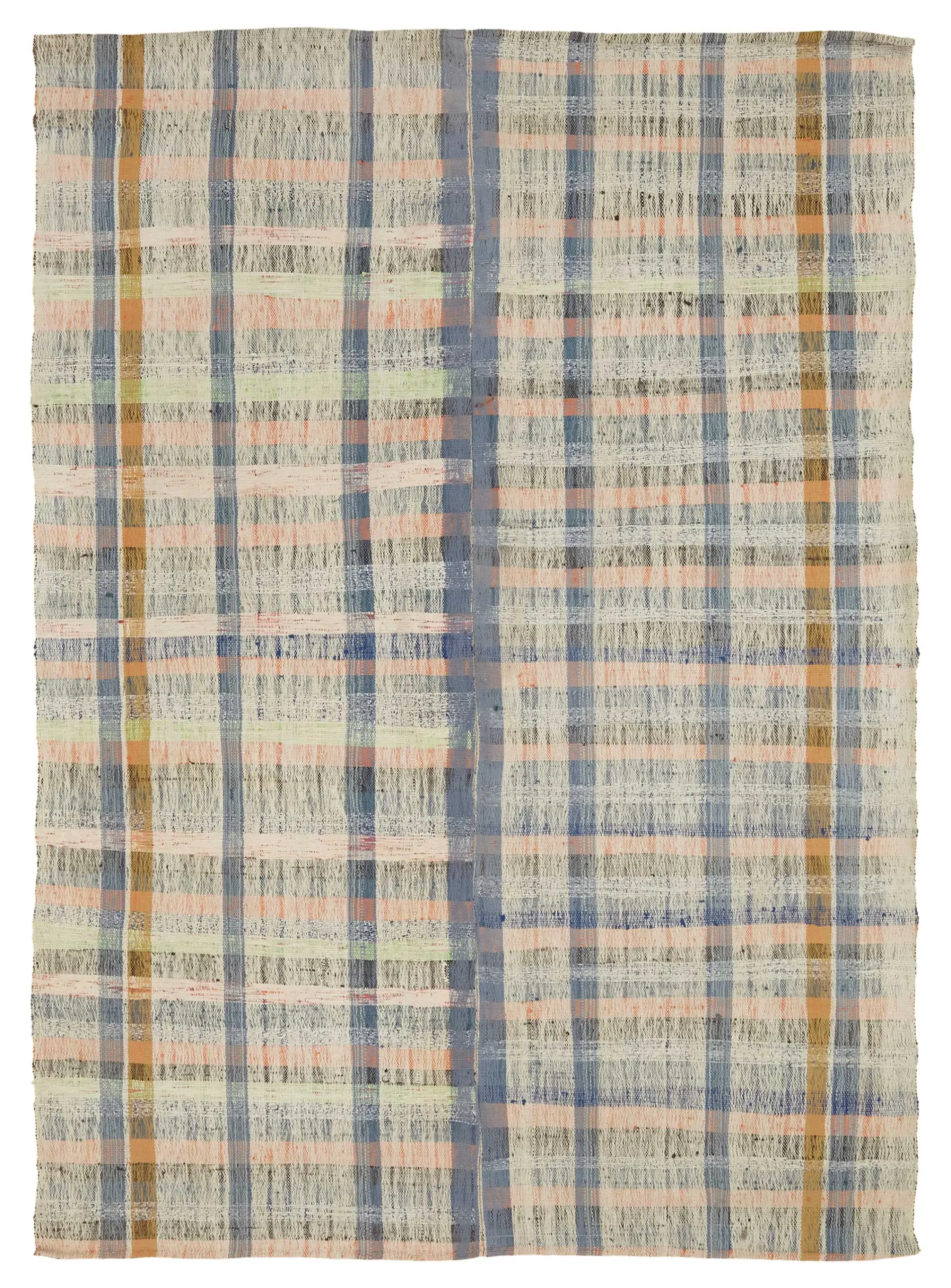 Rc_47283_0_Multicolor_Oriental_Kilim_Rugs Chaput Çizgili Multi Renk Pamuk Üzerine Yün El Dokuma Kilim-175x246 - Görsel 1