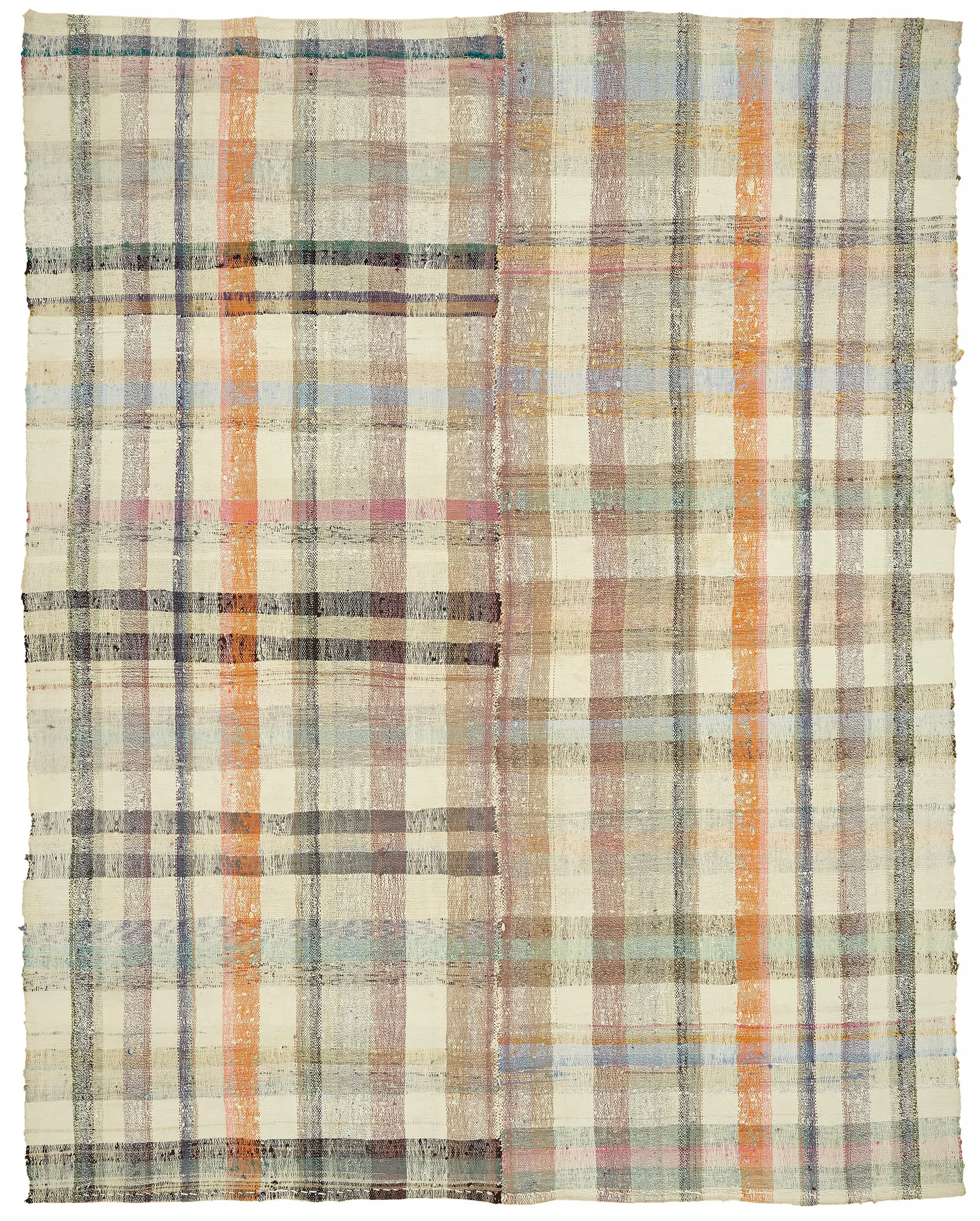 Rc_47288_0_Multicolor_Oriental_Kilim_Rugs Chaput Çizgili Multi Renk Pamuk Üzerine Yün El Dokuma Kilim-235x297 - Görsel 1