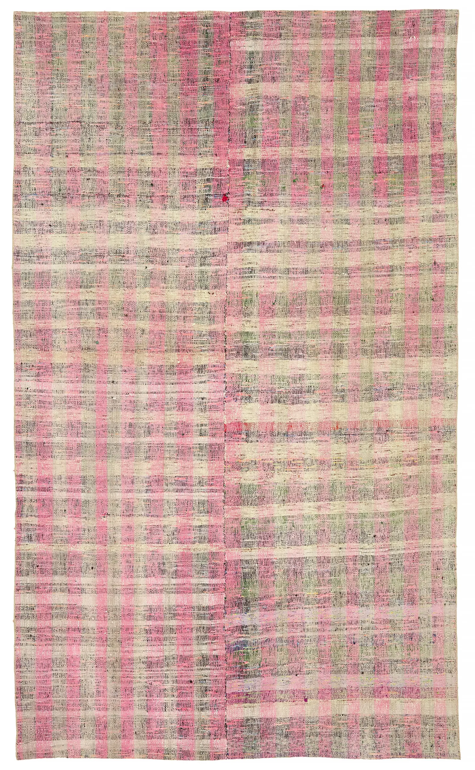 Rc_47289_0_Multicolor_Oriental_Kilim_Rugs Chaput Çizgili Multi Renk Pamuk Üzerine Yün El Dokuma Kilim-166x273 - Görsel 1