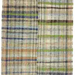 Chaput Çizgili Multi Renk Pamuk Üzerine Yün El Dokuma Kilim-183x308