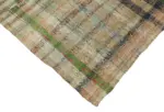 Chaput Çizgili Multi Renk Pamuk Üzerine Yün El Dokuma Kilim-183x308 - Görsel 4