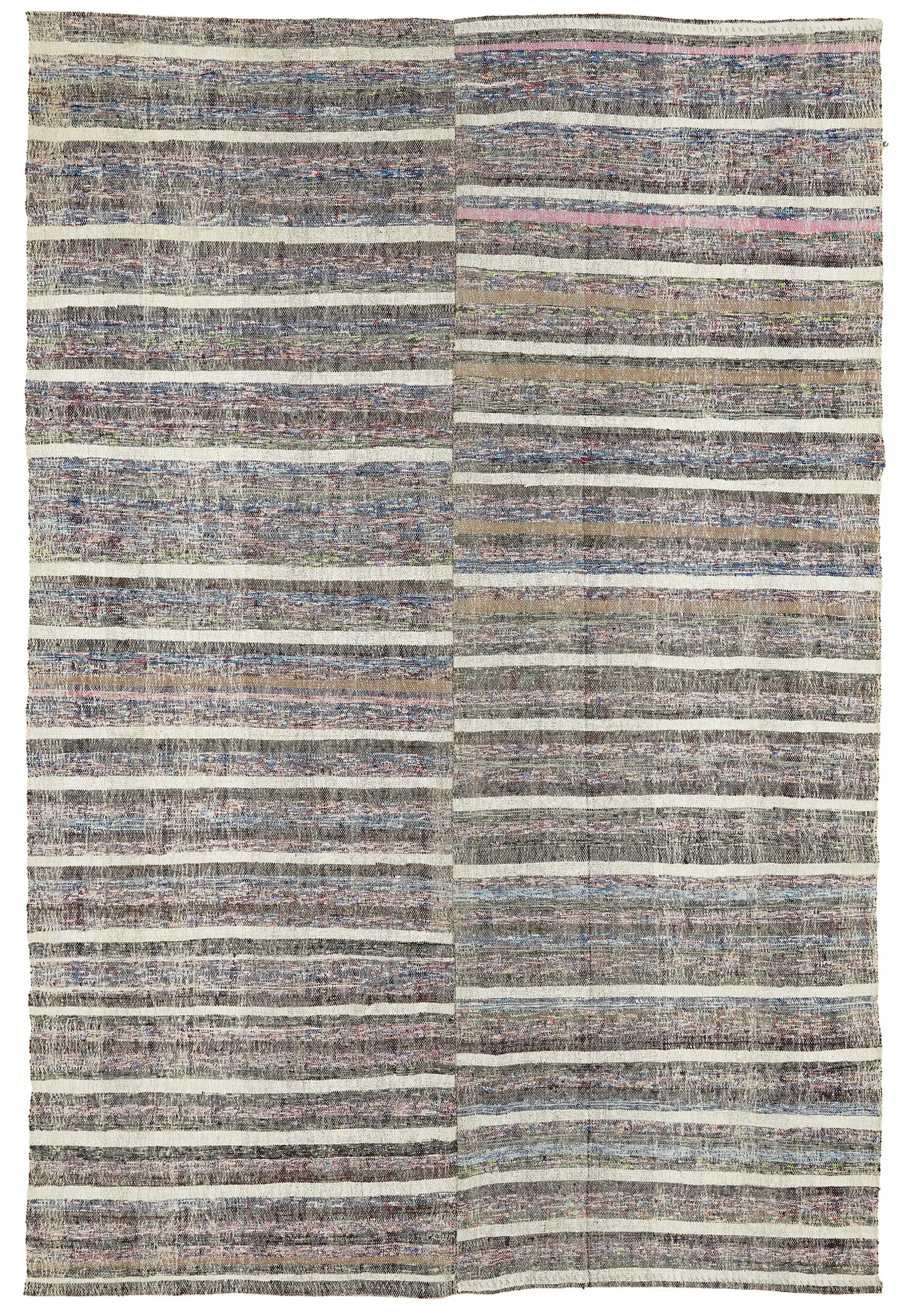 Rc_47293_0_Multicolor_Oriental_Kilim_Rugs Chaput Çizgili Multi Renk Pamuk Üzerine Yün El Dokuma Kilim-200x295 - Görsel 1