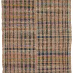 Chaput Çizgili Multi Renk Pamuk Üzerine Yün El Dokuma Kilim-174x286