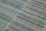 Chaput Çizgili Multi Renk Pamuk Üzerine Yün El Dokuma Kilim-171x268 - Görsel 5