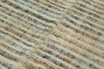 Chaput Çizgili Multi Renk Pamuk Üzerine Yün El Dokuma Kilim-163x265 - Görsel 5