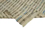 Chaput Çizgili Multi Renk Pamuk Üzerine Yün El Dokuma Kilim-163x265 - Görsel 6