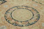 Aubusson Eskitme Bej Pamuk Üzerine Yün El Dokuma Halı-277x376 - Görsel 5