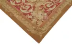 Aubusson Eskitme Bej Pamuk Üzerine Yün El Dokuma Halı-300x432 - Görsel 4