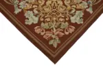 Aubusson Eskitme Bej Pamuk Üzerine Yün El Dokuma Halı-302x410 - Görsel 4